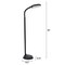 Hastings Home Hastings Home Natural Daylight LED Floor Lamp, Dimmable Gooseneck Reading, 17W Spectrum Bulb (Black) 493490FAY - alternate 3